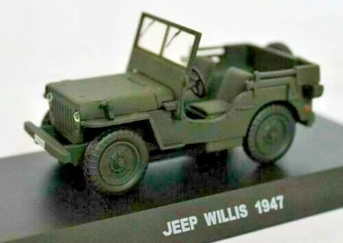 EDICOLA 1:43 AUTO IN METALLO JEEP WILLYS ANNO 1947 - Immagine 1 di 1