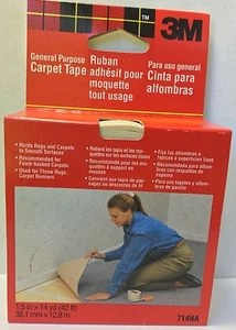 3M Scotch 1.5" x 42´ Indoor Carpet Tape - 714NA - New - Picture 1 of 1