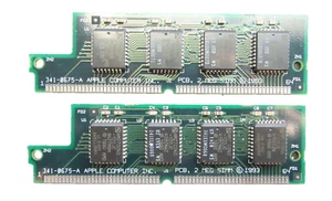 Genuine Vintage Rare 4MB (2x 2Mb) Apple 341-0675-A Memory Modules - Picture 1 of 8