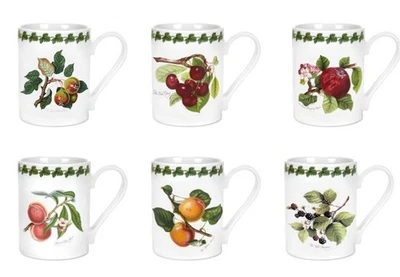 Кружка Portmeirion Pomona Tankard, набор из 6 различных мотивов, подходит для посудомоечной машины - Изображение 1 из 4