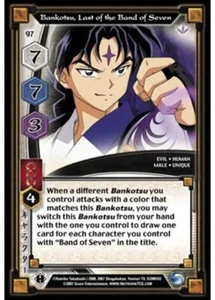 Juego de cartas coleccionables InuYasha Bankotsu Last of the Band of Seven (lámina) - Keshin #97 - Imagen 1 de 2