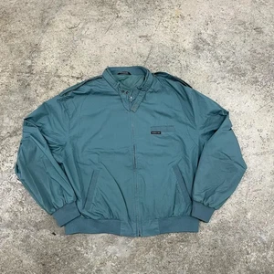 Members Only Jacke Herren Extra Large türkis Bomber Reißverschluss vorne leicht - Bild 1 von 12