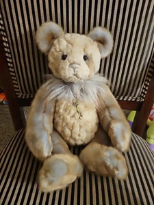 Charlie Bears "Elmer". Top Zustand Rentner Bär mit Etikett - Bild 1 von 4