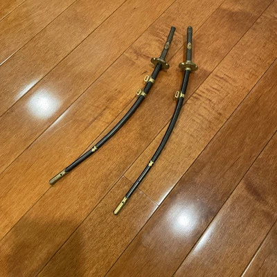 Miniature Real Sharp steel Blade Samurai Swords (pair)  - Image 1 of 4
