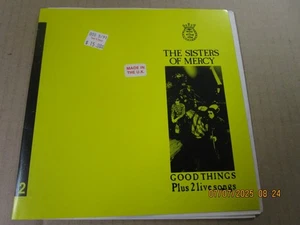 SISTERS OF MERCY Good Things W/2 Live Songs 7" 45 Used! 1987 PAN-VOX Portugal - Bild 1 von 6