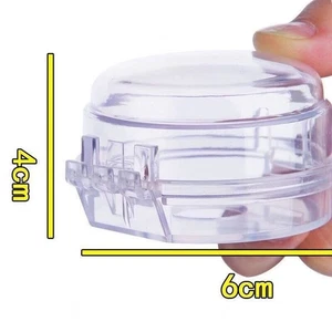Stove Knob Lock Gas Stove Knob Covers Transparent For Home For Kitchen - Picture 1 of 12