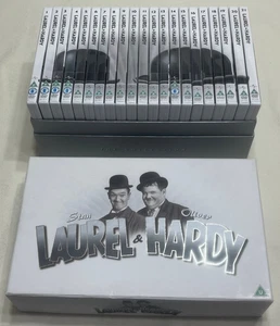 LAUREL & HARDY - THE COLLECTION : Volumes 1 - 21 DVD Boxset In Vgc (FREE UK P&P) - Picture 1 of 11