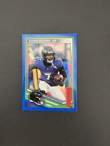 2025 Score Football Rashod Bateman Blue Foil Artist Proof 26/35 # 201, A2 - Picture 1 of 2