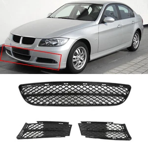 3Pcs Set Front Lower Bumper Grille Cover For BMW 3 Series 06-08 E90 E91 - Picture 1 of 9