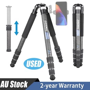 CT85C Carbon Fiber Tripod Professional Camera Travel Tripod 55lbs Load-used - Picture 1 of 7