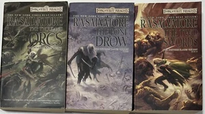 LOT: The Hunter's Blades Trilogy Forgotten Realms RA Salvatore Drizzt (PB/VG) - Imagen 1 de 3