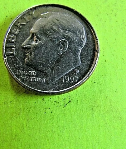 1997 P SMOOTH EDGE DIME Cover