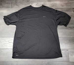 Men's Nike Fit Dry T-shirt Black Size XXL - Picture 1 of 7