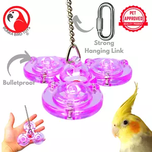 Bonka Bird Toys 0010 Small Satellite Bulletproof Rattle Puzzle Cage Toy Conure - Picture 1 of 7