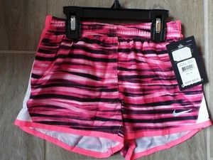 Nike Dry Fit girls 6x shorts NWT - Hyper Pink  with built in panties - Picture 1 of 3