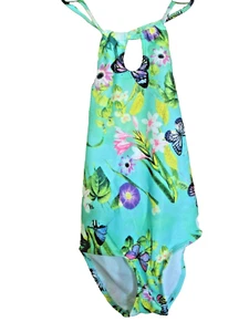 Traje de baño para niñas mariposas de una pieza talla 4 NUEVO - Imagen 1 de 2