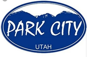 Autocollant vinyle PARK CITY - autocollant voiture camion SUV fourgon pare-chocs mur ski de montagne - Photo 1/3