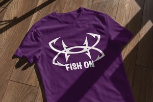 FISH ON - Señuelos para anzuelos - Caña de pescar Camiseta Cualquier Color Cualquier Talla - Imagen 1 de 25