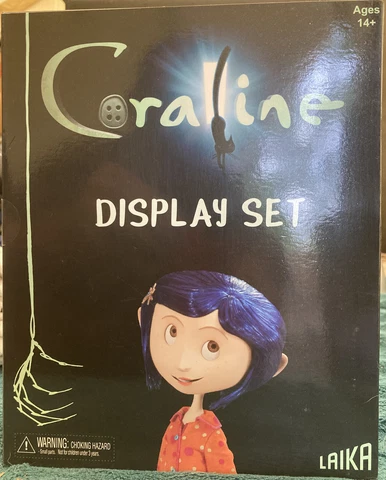 NECA FIGURE CORALINE DISPLAY SET SDCC COMIC CON EXCLUSIVE NEW IN BOX 📦 Cover
