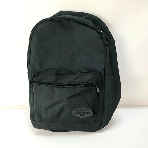New York Jets NFL Black Book Bag Camera Case Backpack School Travel Tote Cover