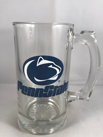 Penn State University Nittany Lions PSU Beer Stein Glass Cover
