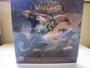 2008 World Of Warcraft Wall Calendar Sealed & Unused - WoW Collector - Picture 1 of 4