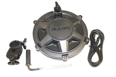 Almohadilla de batería Alesis Nitro negra de malla de 8" Tom con abrazadera y barra en L - expansión NUEVA #R7213 Foto 1 de 4