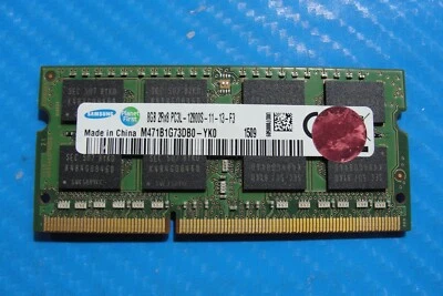 Lenovo E560 Samsung 8GB 2Rx8 PC3L-12800S Memory RAM SO-DIMM M471B1G73DB0-YK0 - Image 1 of 2