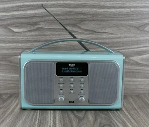 Bush DAB/FM Radio Bluetooth 426/9036 Cyan Tested Fully Working on Batteries VGC - Picture 1 of 6
