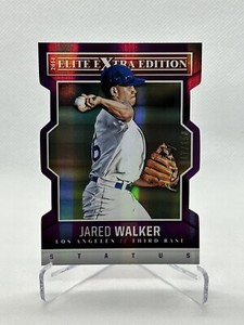 2014 Panini Elite Extra Edition Jared Walker RC Purple Status /150 Die-Cut #35