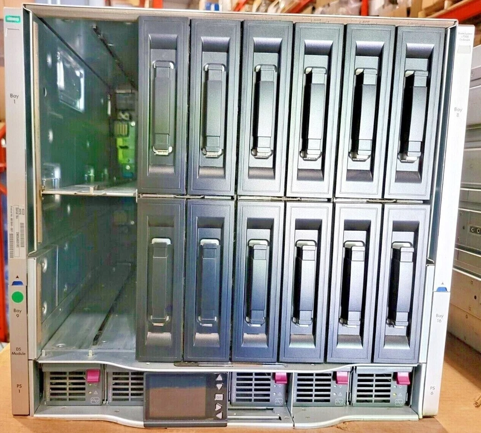HP Blade System C7000 Enclosure 2 x 638526-B21/ 2x 658250-B21/2 x708046-001/6PSW - Image 1 of 4