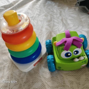 Fisher Price stacking toy and little monster pull back and roll car - Picture 1 of 5