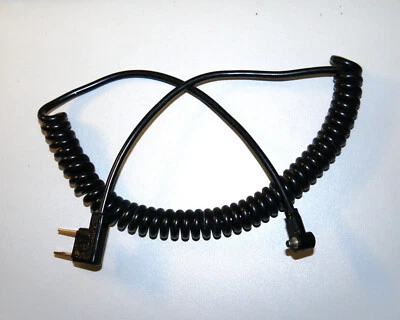 Paramount Household to Male PC Flash Sync Cord Coiled 2 Feet. - Image 1 of 3