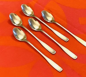 Oneida Northland Classic Harmony 13% Chrome Korea 5 cucchiaini da tè ghiacciati 7 1/2" - Foto 1 di 7