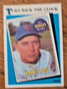 Gil Hodges New York Mets 1989 Topps #664 TURN BACK THE CLOCK Twenty Years Ago M - Picture 1 of 2