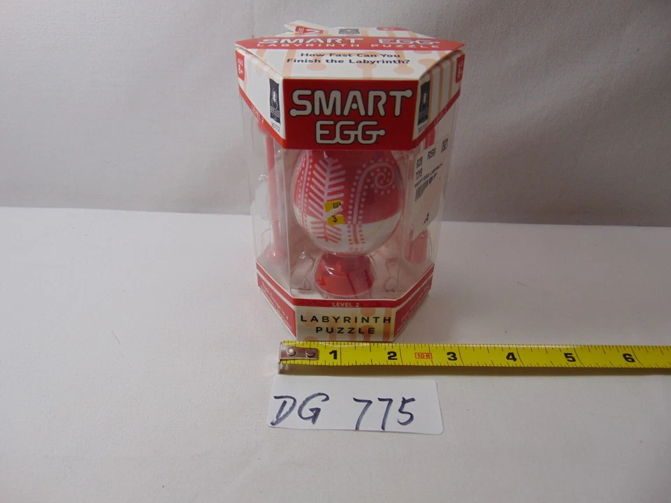Новый BePuzzled Smart яйцо лабиринт головоломка красный уровень 2 возрастов 8 + 30772 с подставкой - Изображение 1 из 4