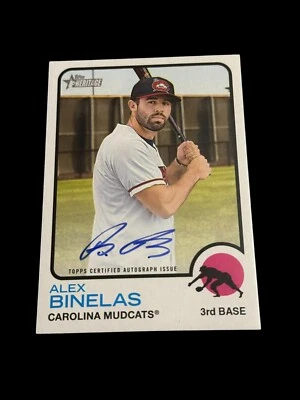 2022 Topps Heritage Minor League - Real One Autographs Alex Binelas #ROA-AB - Image 1 of 2