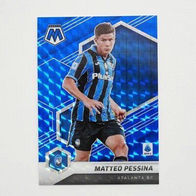 2021-22 Panini Mosaic Serie A Blue Mosaic Prizm 36/99 Matteo Pessina #7 - Image 1 of 2