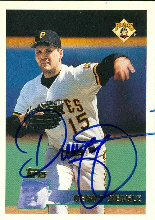 Denny Neagle autographed Baseball Card (Pittsburgh Pirates) 1996 Topps #421 - Image 1 of 1