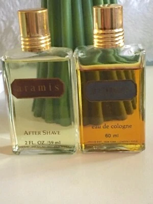 Aramis Hombre Deep Vintage Eau de Cologne y Aftershave, Botellas de 2oz de bajo llenado. Foto 1 de 4