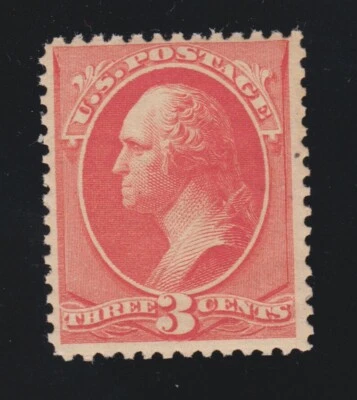 US 214 3c Washington Mint F-VF OG NH SCV $180 - Image 1 of 2