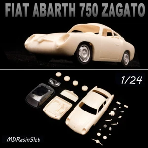 1/24 Fiat Abarth 750 coupe Zagato resin body kit Slot Car  - Foto 1 di 12