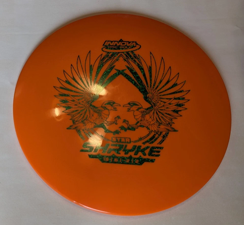 Innova Star SHRYKE Disc Golf 170 G Distance Driver Orange NEW Green Diffraction - Image 1 of 1