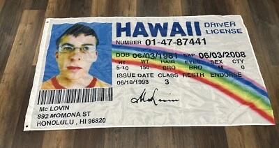 Bandera McLovin Nueva 3x5 Pies Banner Superbad Película Foto 1 de 2