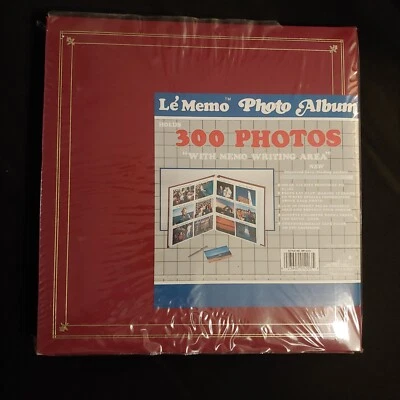 Pioneer Le' Memo Photo Album Refillable 300 Photos BURGANDY - Image 1 of 4