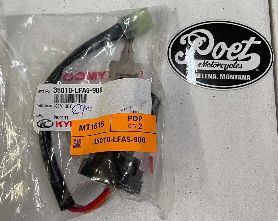 Juego de llaves Kymco OEM 35010-LFA5-900 Foto 1 de 1