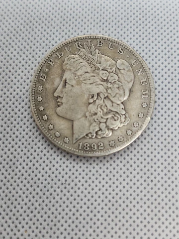 1892 S Morgan Silver Dollar Cover