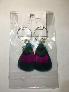 Fashion Women Jewelry Feather Earrings - Picture 1 of 1