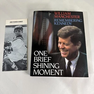 JFK One Brief Shining Moment Book Remembering Kennedy William Manchester 1983 - Imagen 1 de 16