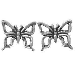 Butterfly Earrings Sterling Silver Posts Studs Tiny Mini  Bug Garden Insect Anim - Picture 1 of 3